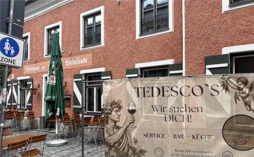 In die historische Weinlände in Rosenheim kehrt neues Leben ein. Zweieinhalb Jahre lang stand das Lokal leer. Foto Anna Heise
