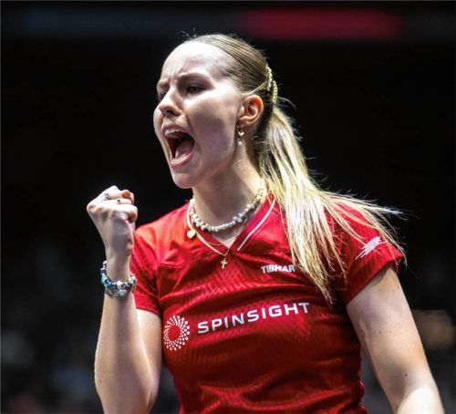 Kolbermoors Bundesligaspielerin Annett Kaufmann gewann im Einzel zum dritten Mal in Folge die deutsche Meisterschaft und holte sich zudem den Titel im Doppel. Foto Imago