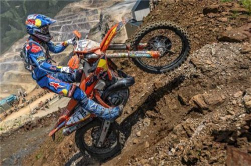 Manuel Lettenbichler gewann das Red Bull Erzbergrodeo zum fünften Mal in Folge.Foto Red Bull Content Pool