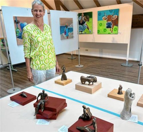 Petra Deck signiert ihre Werke mit „ZANcuda“. Foto Glossner