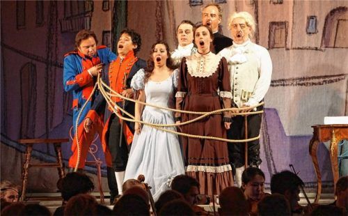 Szene aus „Barbiere di Siviglia“.