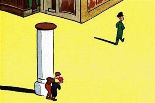 Weltbekannt: Walter Triers Titelillustrationen zu „Emil und die Detektive“. Foto © Kloster Seeon