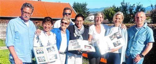 Wiedersehen nach fast 40 Jahren am Chiemsee. Foto Hötzelsperger