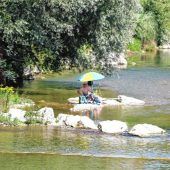 Viele Wege führen zur notwendigen Erfrischung im Wasser