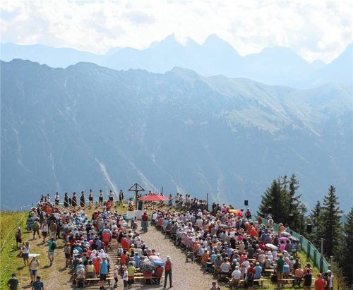 Auf dem Fellhorn bei Oberstdorf wird regelmäßig Berglar-Kirbe gefeiert. Foto dpa