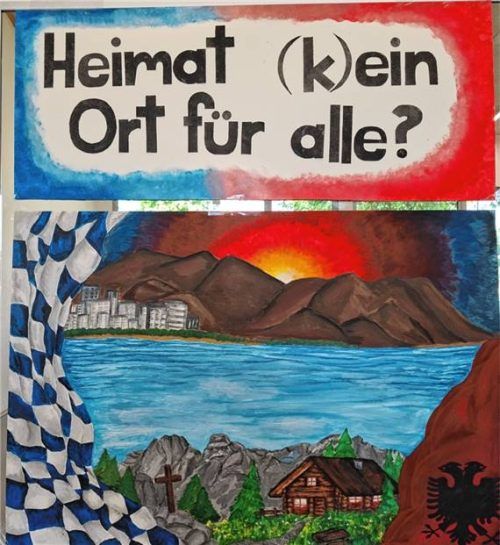 Das Bild stammt aus der Feder von Magdalena und Franziska Rasp, Helena Essendorfer und Lea Zabel. Foto re