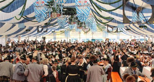 Das Gaufest in Nußdorf: ein Ereignis, das weit über den Ort hinaus strahlt. Foto Steffenhagen