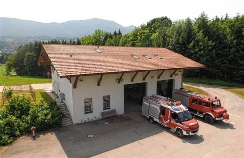 Das Gerätehaus am Samerberg.