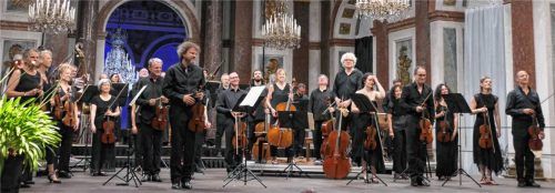 Das Orchester des 18. Jahrhunderts um Alexander Janiczek. Foto Prokop
