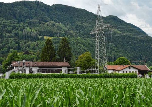 Das Umspannwerk in Grassau. Foto Eder