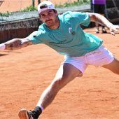 <p>Der Brasilianer Thiago Seyboth Wild feierte bei seinem Debüt für Rosenheim einen klaren Sieg.Foto Hans-Jürgen Ziegler</p>