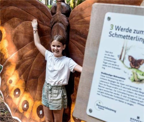 Der Naturerlebnisweg lädt ein zum Entdecken, Staunen, Mitmachen. Foto Sven fotografiert