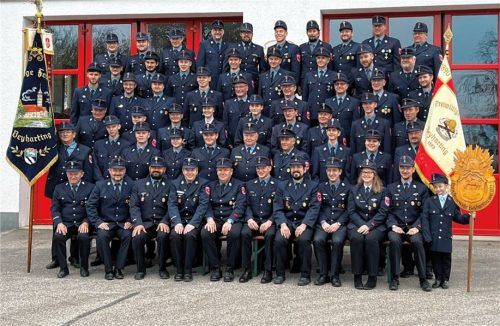 Die Mannschaft der Feuerwehr Beyharting.