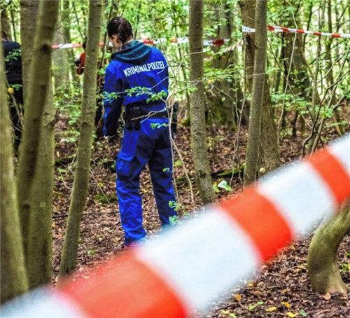 Im Thanner Holz wurde die Leiche von Eman E. gefunden.Foto Polizei
