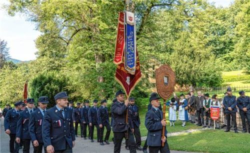 Im vergangenen Sommer feierte die Brannenburger Wehr ein großes Fest zum 155. Jubiläum. Foto thomae
