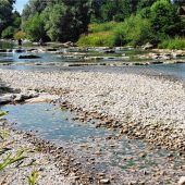 Steuerungsfehler legt Flussbett der Mangfall in Bad Aibling trocken