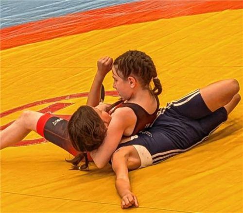 Juliana Bedurke feierte einen Sieg in der U12.Foto re
