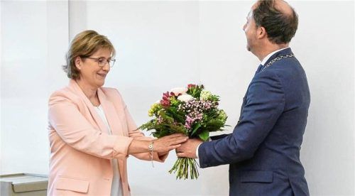 Marianne Loferer und Bürgermeister Christoph Vodermaier (Archivfoto). Foto Peter Huber