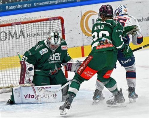 Mit einem Heimspiel gegen Ravensburg beginnt für Christopher Kolarz und Dominik Kolb die DEL2-Saison.Foto Ziegler