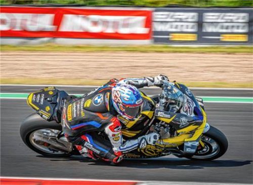 Musste beim Euro-Moto-Rennen mit zwei siebten Plätzen zufrieden sein: Markus Reiterberger. Foto IDM - Dino Eisele