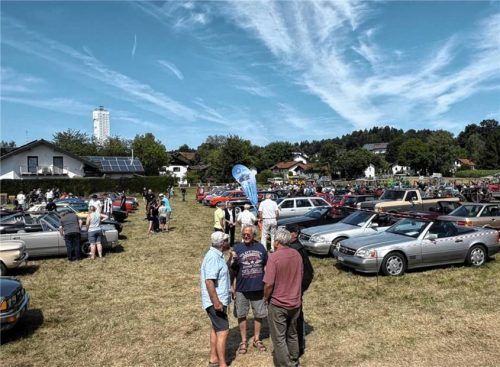 Oldtimer-Treffen in Rechtmehring: Für viele eine Chance zum Erfahrungsaustausch.