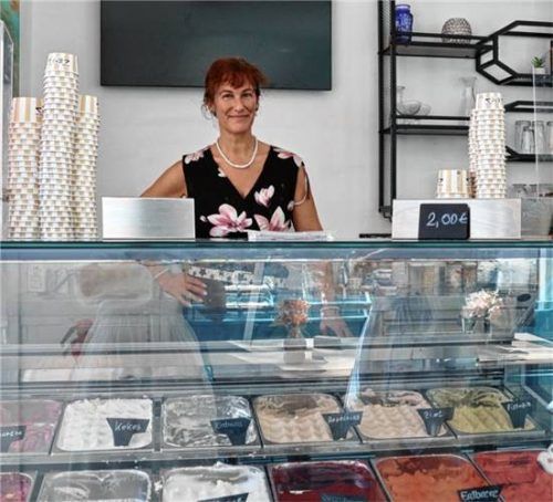 Paula Prekaj arbeitet in Zenis Caffè in Rosenheim und war auch von dem Stromausfall betroffen. Foto Mischner