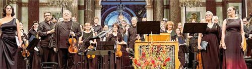 Sie spielten Vivaldi: (von links) Lorrie Garcia, Fabio Biondi, Elena Carzaniga und Roberta Invernezzi. Foto janka