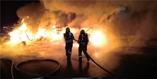 Starker Helfer: die Aktiven der Feuerwehr Kiefersfelden.
