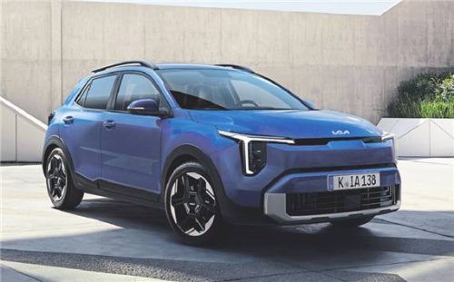 Überarbeitet ins neue Modelljahr: Der Kia Stonic hat nun auch das kantige Markengesicht. Foto KIA