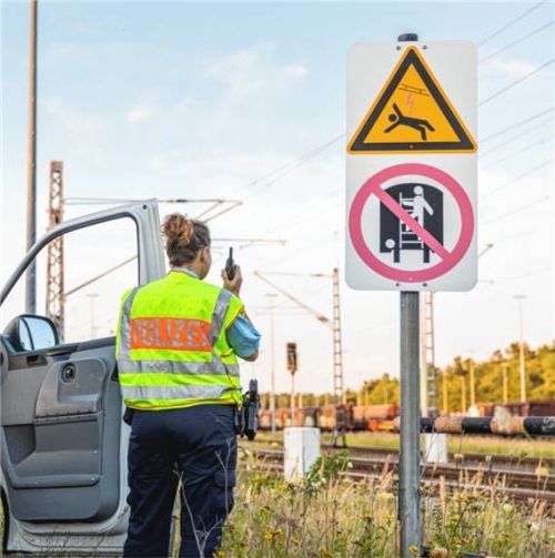 Wenn im Bahnbereich etwas passiert, muss man immer mit dem Schlimmsten rechnen.Foto Bundespolizei