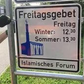 Schild-Sprayer gefasst