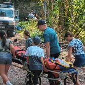 Kinder üben Ernstfall in Marquartstein