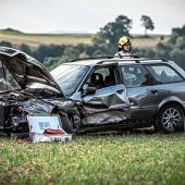 Fahrer hat Glück im Unglück