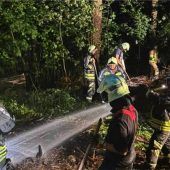 Waldbrand zügig bekämpft