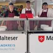 Traunsteiner Feldküche im Dauereinsatz in Dinkelsbühl