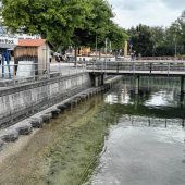 Viel Kies und Beton statt Chiemseewasser