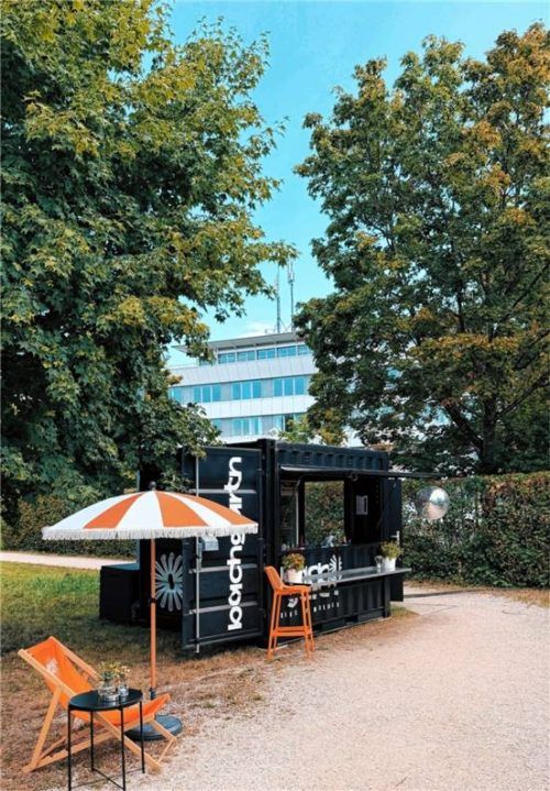 Der Pop-up-Kiosk „Bachgartn“ am Mühlbach. Fotos privat