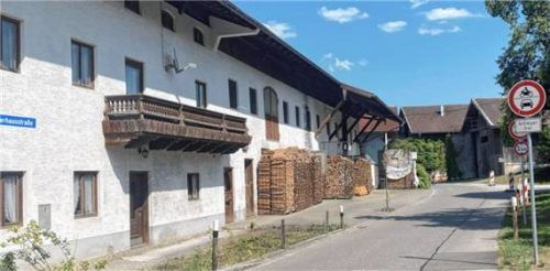 Die Lagerhausstraße in Söchtenau. Foto  Böck