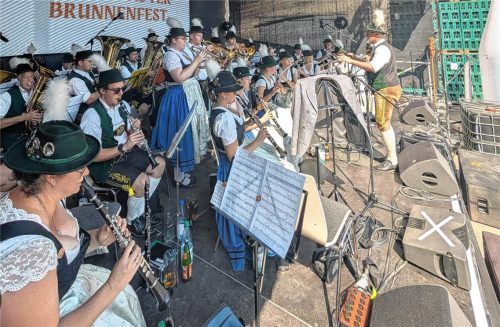 Die Rohrdorfer Musikkapelle tritt beim Lauchstädter Brunnenfest auf. Foto Gemeinde Rohrdorf