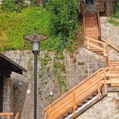 Treppenanlage in neuem Glanz