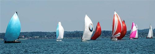 Downwindkurs auf der Feldwieser Langstrecke in diesem Jahr.Foto re