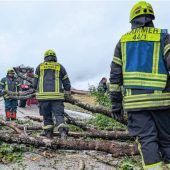 25 Einsätze nach heftigen Sturmböen im Landkreis Traunstein
