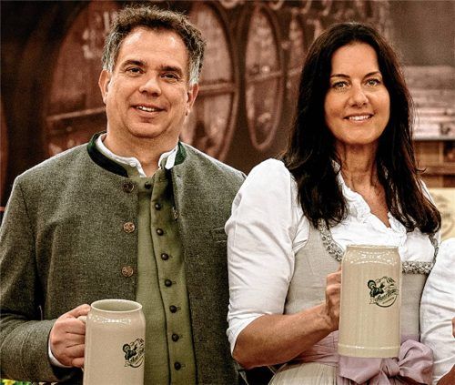 Freuen sich auf die Wiesn: Auerbräu-Festwirt Werner Heinrichsberger und seine Frau Carolin. Foto privat