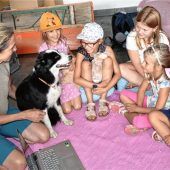 Hund Tuffi gibt Einblicke in die Tiergesundheit