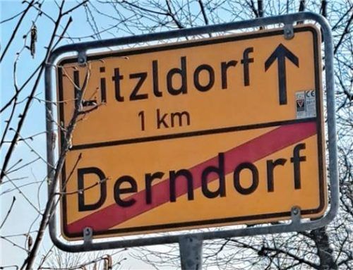 Litzldorf wurde 1934 – so wie heute – Litzldarf oder auch Lisldarf ausgesprochen: „Darf“ mit hellem a und hörbarem r – keine Änderung seit gut 90 Jahren. Foto Höfer