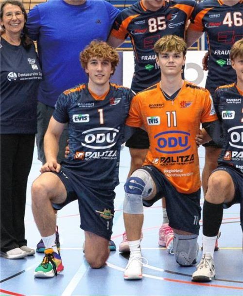 Maxi Himsl (links) und Quentin Wöls rutschen in die erste Mannschaft hoch.Fotos Fabian Bartsch