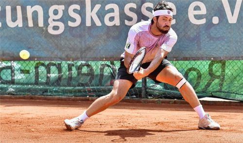 Nikoloz Basilashvili und das Team von 1860 Rosenheim haben bislang jedes Heimspiel in dieser Bundesliga-Saison gewonnen.Foto mk-sportphoto