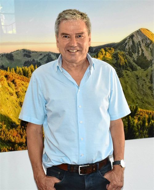 Schlechings Bürgermeister Thomas Müllinger steht Rede und Antwort.Foto Wunderlich