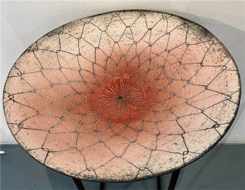 Uta Eckerlin, „Verflechtungen“, Terrakotta, Schwarzbrand, Blattgold, 2025.Foto Bößwetter
