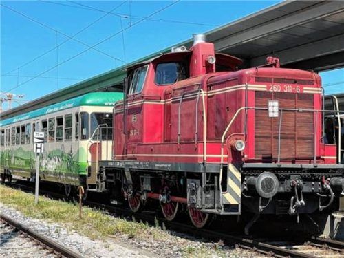 Zum Rosenheimer Herbstfest werden auf der Bahnstrecke zwischen Rohrdorf und Rosenheim wieder Fahrgäste befördert. Foto Steffenhagen